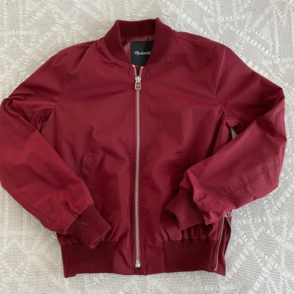 Madewell Jackets & Blazers - Madewell Side Zip Bomber Jacket